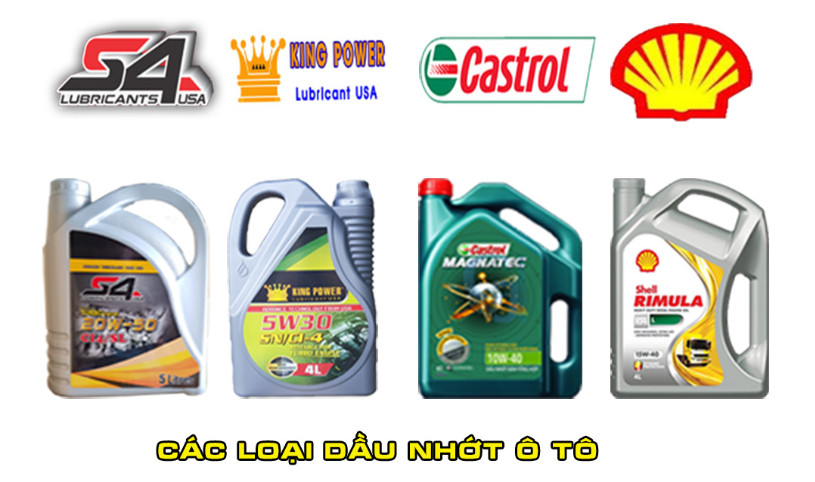 cac-loai-nhot-xe-tren thi-truong